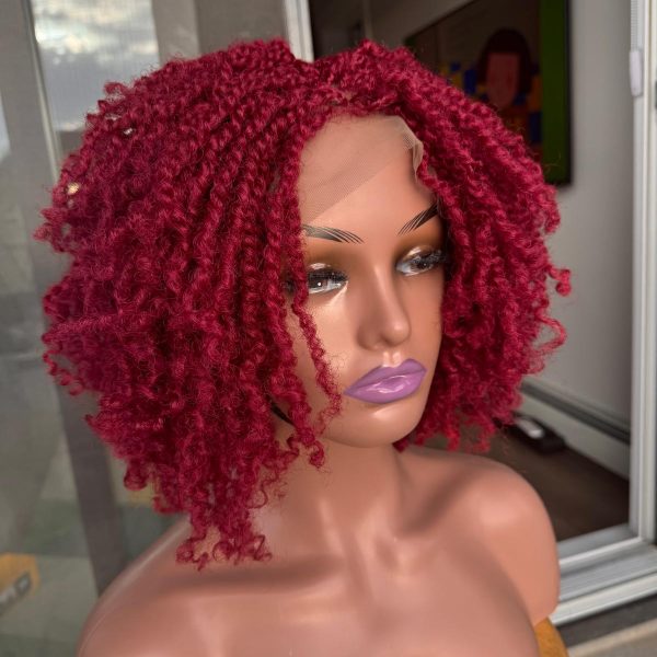 Kinky Wig – Burgundy Red
